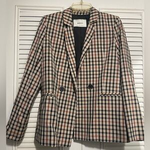 Stradivarius checked blazer jacket, size S